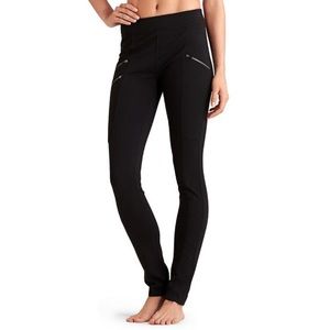 Athleta Pocket Zipper Leggings Moto Zip 